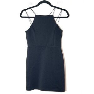 Sparkle & Fade black sleeveless mini dress size small S B192